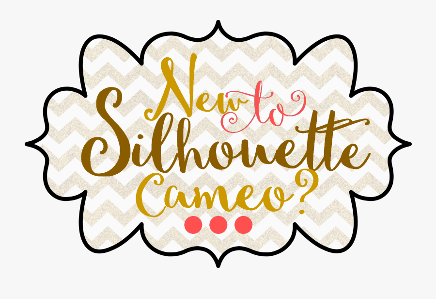 New To Silhouette, Transparent Clipart
