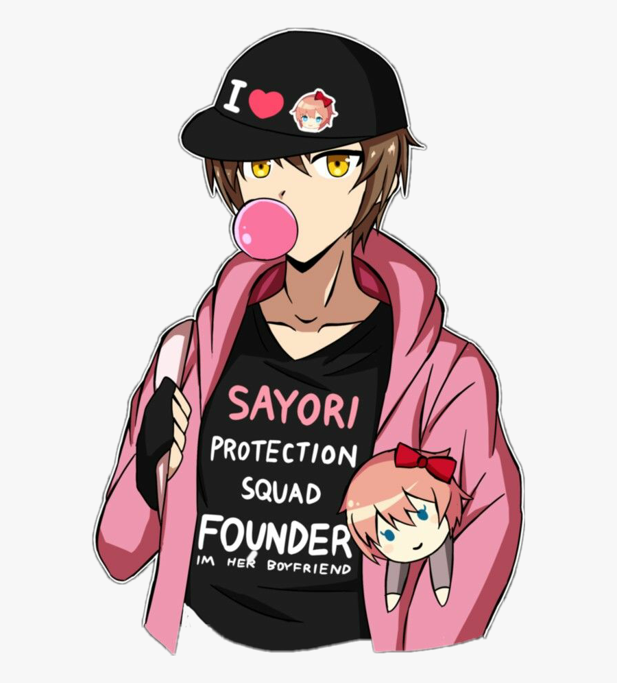 #maincharacter #mc #mcddlc #sayori #sayoriddlc #sadyori - Doki Doki Literature Club Protagonist, Transparent Clipart