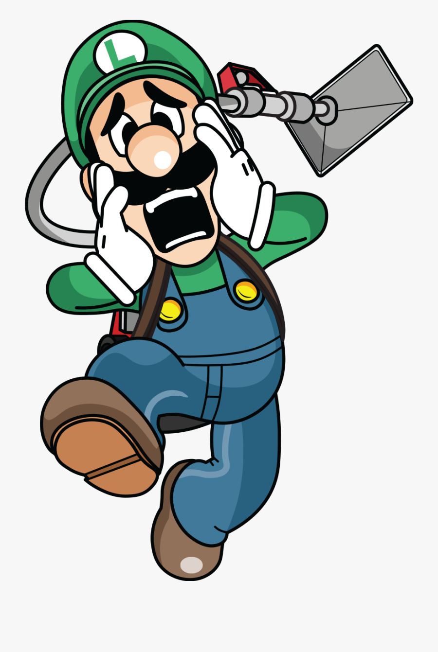 Luigi - Cartoon, Transparent Clipart