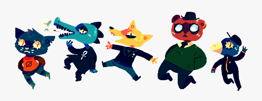 Transparent Woods Png - Night In The Woods All Characters, Transparent Clipart