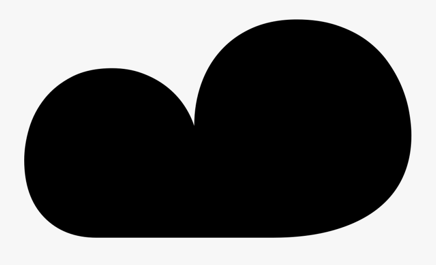 Dark Clouds Comments - Heart, Transparent Clipart