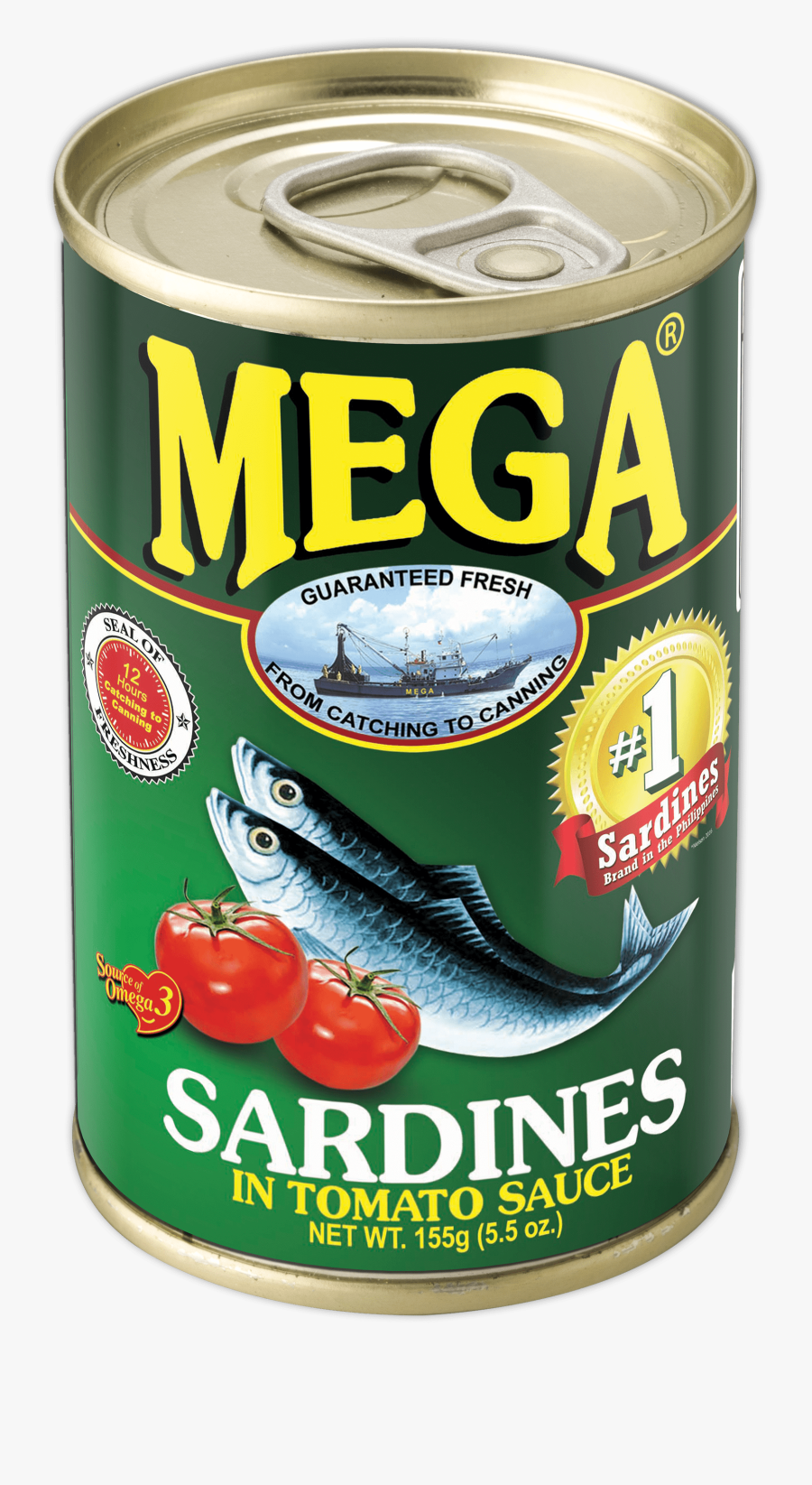 Clip Art Sardines In A Can - Mega Sardines, Transparent Clipart