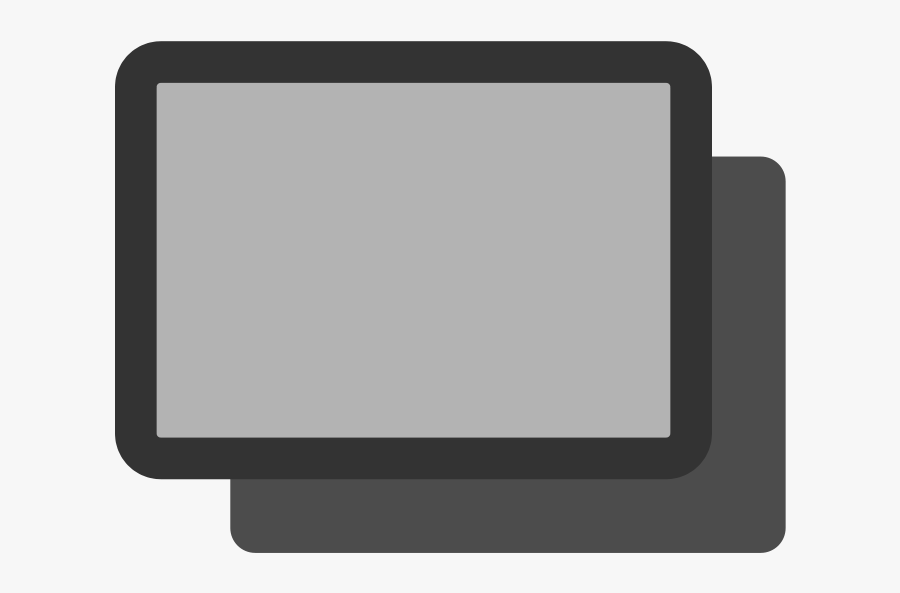 Led-backlit Lcd Display, Transparent Clipart