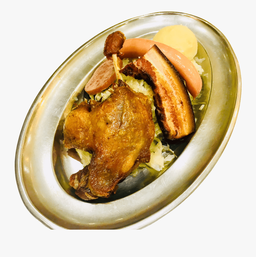 Confit Duck Sauerkraut - Hendl, Transparent Clipart