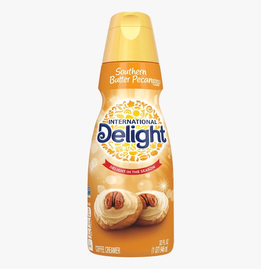 Southern Butter Pecan Coffee Creamer - International Delight Southern Pecan, Transparent Clipart