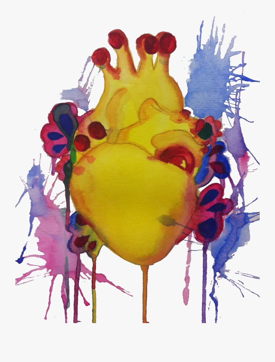 Transparent Yellow Submarine Png - Child Art, Transparent Clipart