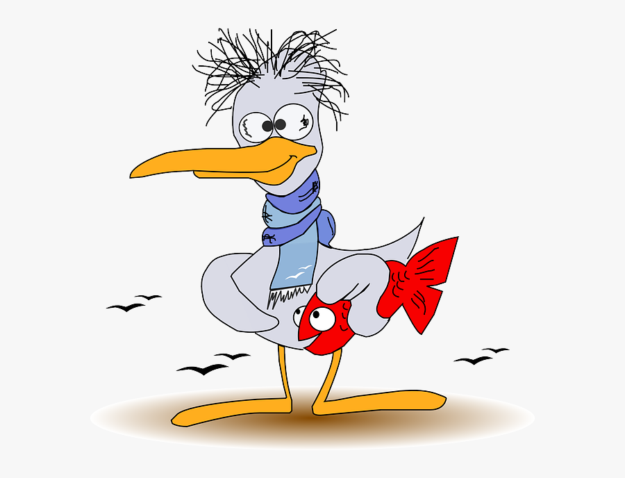 Seagull, Funny, Openoffice, Otto, Animal, Bird - Bubbly Good Morning, Transparent Clipart