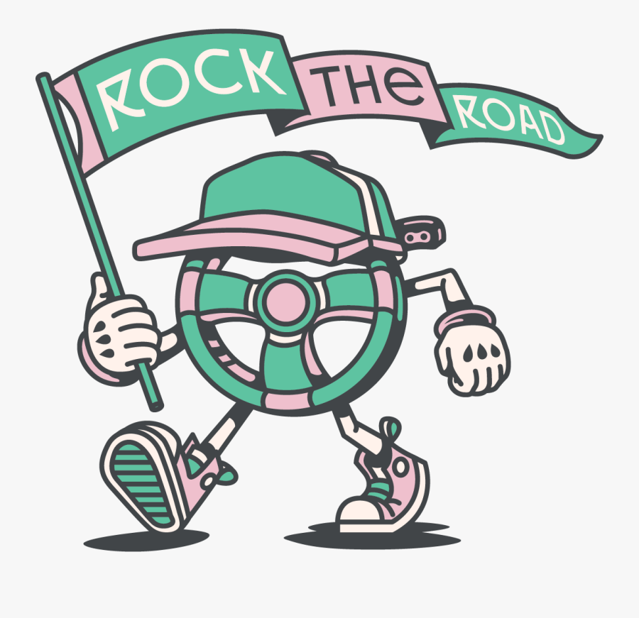 Lctc Rocktheroad Logo Youngerdemo Wheelmanonly Final - Cartoon, Transparent Clipart