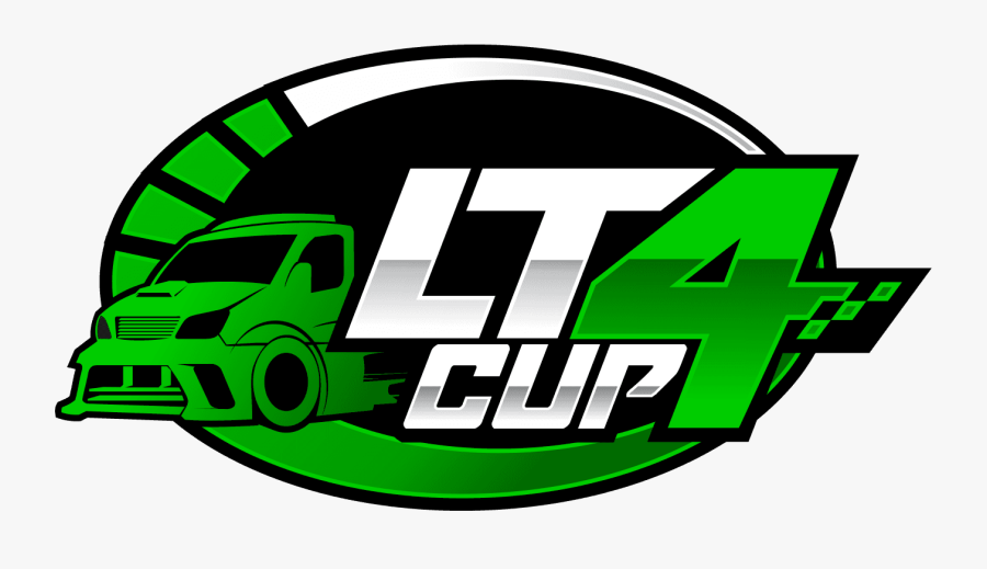 Truck Racing Logo, Transparent Clipart