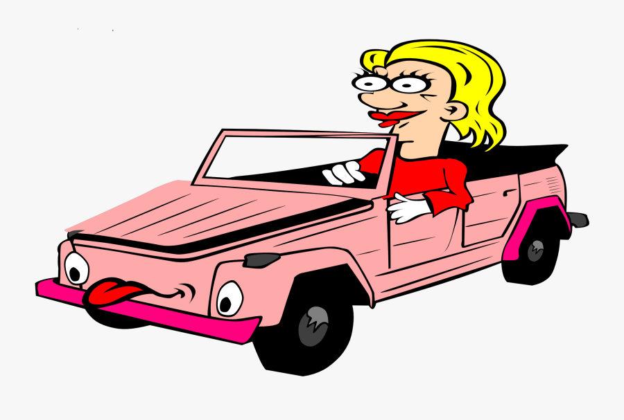 Transparent Cars Clipart - Drive Off Phrasal Verb, Transparent Clipart