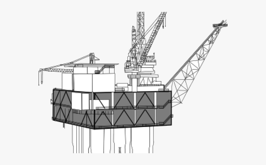 Oil Rig Clipart Offshore Rig - Offshore Oil Rig Clipart, Transparent Clipart