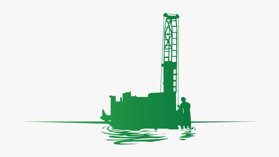 Drilling Silhouette - Illustration, Transparent Clipart