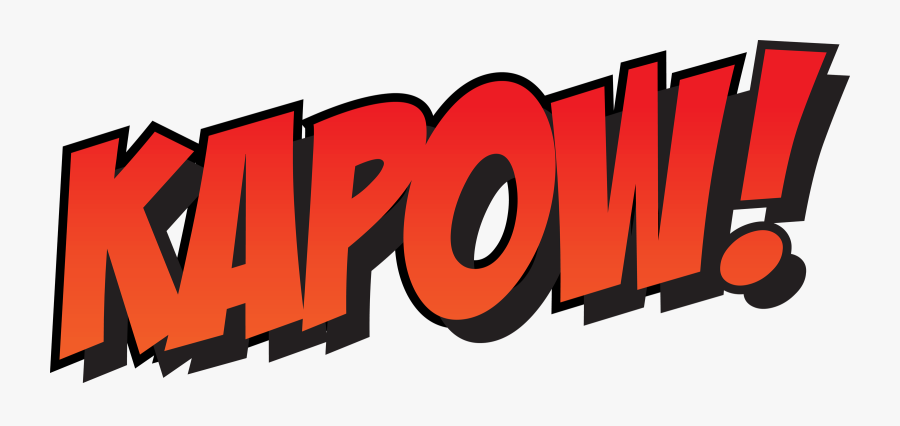 Clipart Explosion Kapow - Bang Onomatopoeia, Transparent Clipart