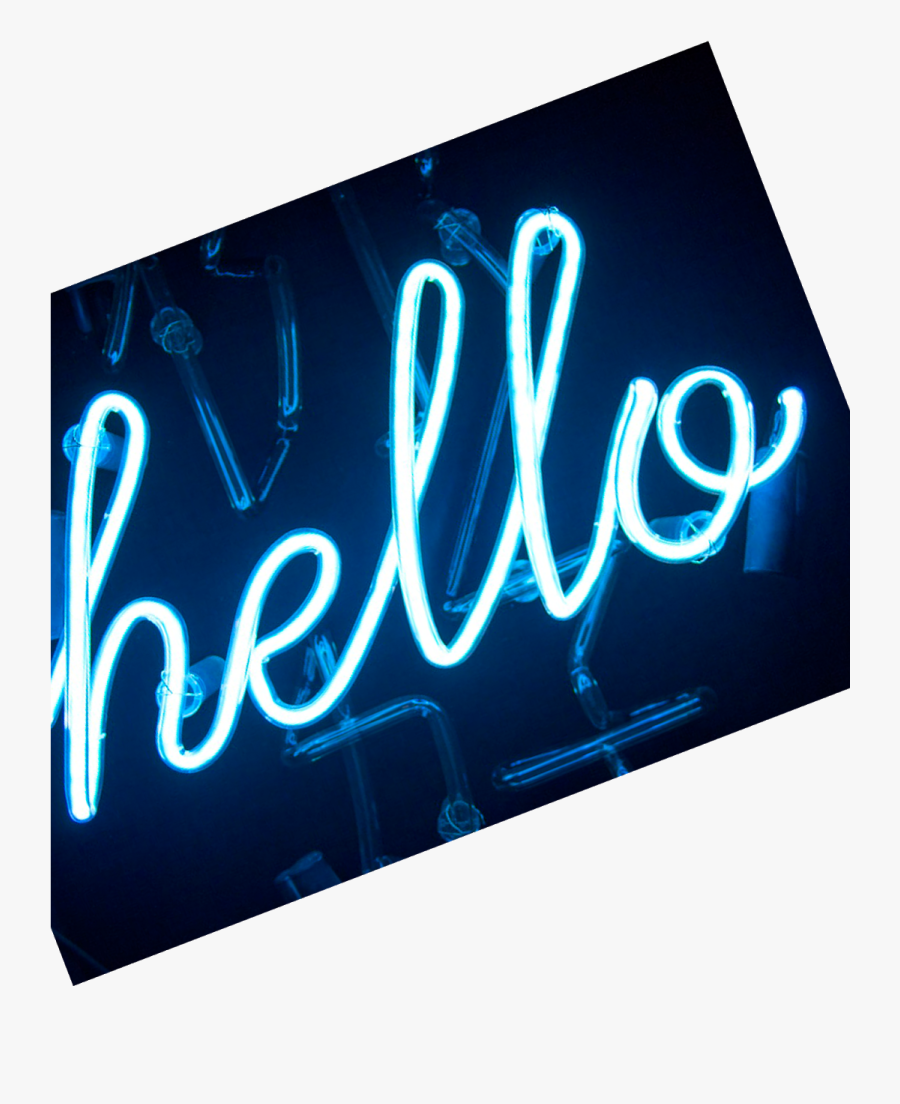 Neon Text Image - Neon Sign, Transparent Clipart