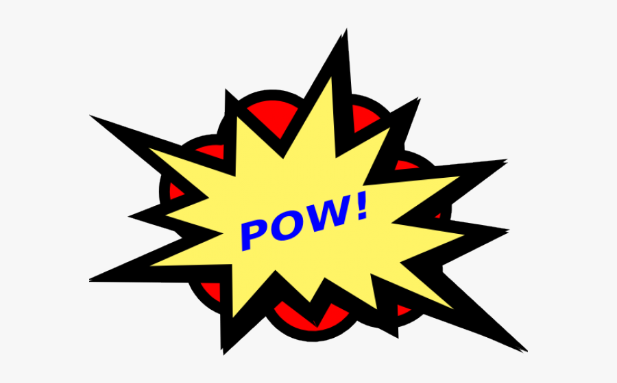 Boom Clipart Kapow - Super Hero Pow, Transparent Clipart