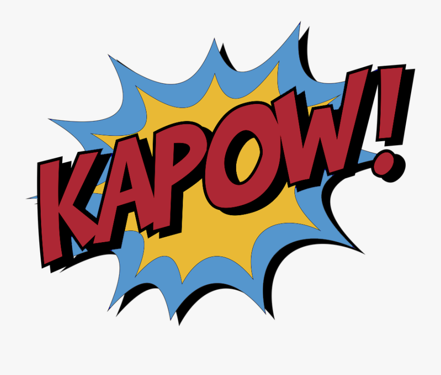 Transparent Kapow Png - Transparent Background Superhero Png, Transparent Clipart