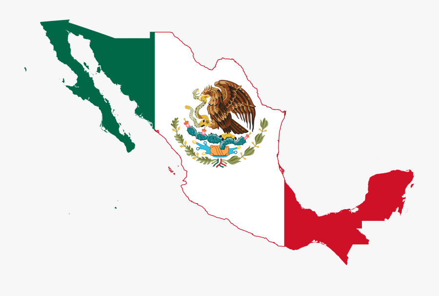 Easy Blank Mexican Flag File Mexico Map Svg Wikimedia - Mexico Country Map Flag, Transparent Clipart