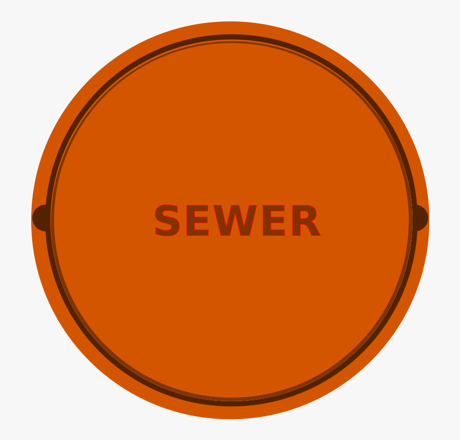 Manhole Cover - Circle, Transparent Clipart
