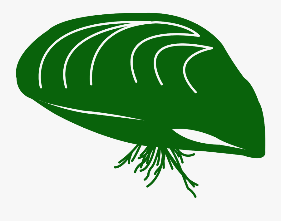 Silhouette Mossel, Transparent Clipart