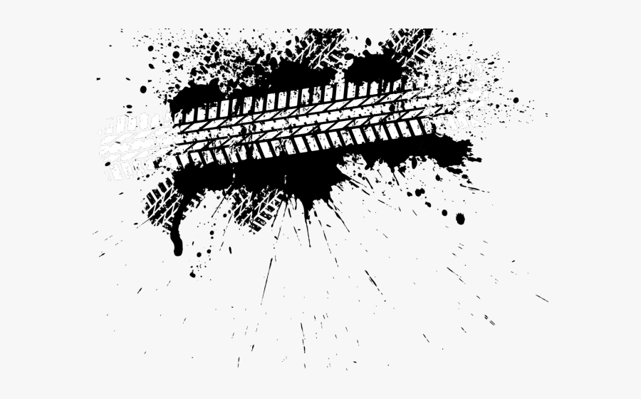 Tire Clipart Tire Track - Mud Tire Track Clipart, Transparent Clipart