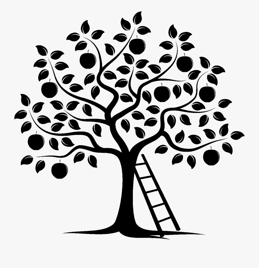 Transparent Sombra Png - Tree With Fruit Vector, Transparent Clipart