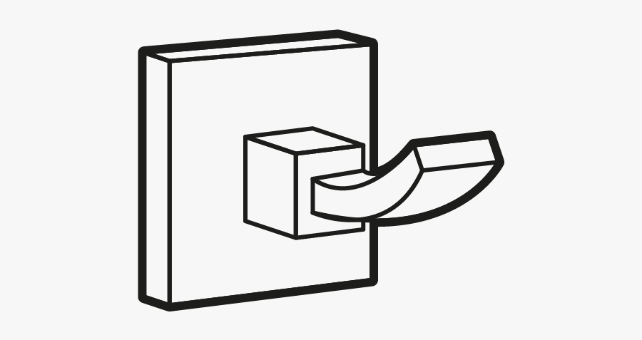 Robe & Towel Hooks, Transparent Clipart