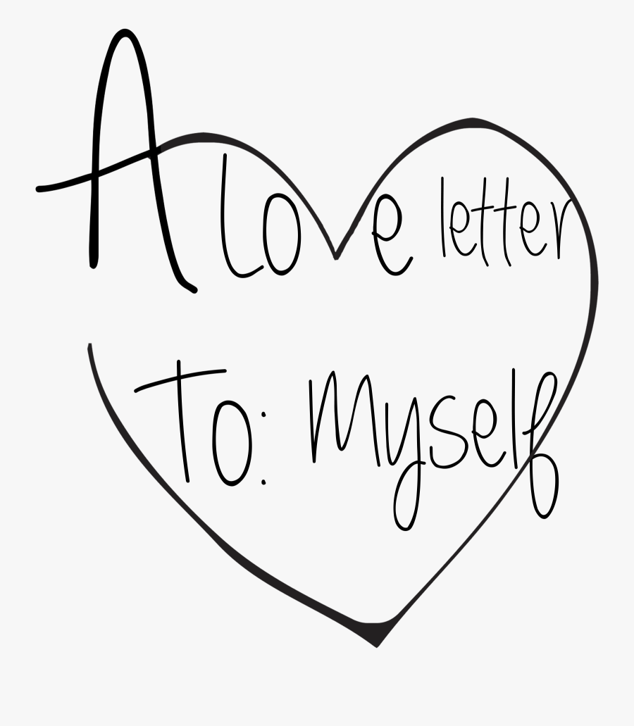 Drawing Letter Love - Heart, Transparent Clipart