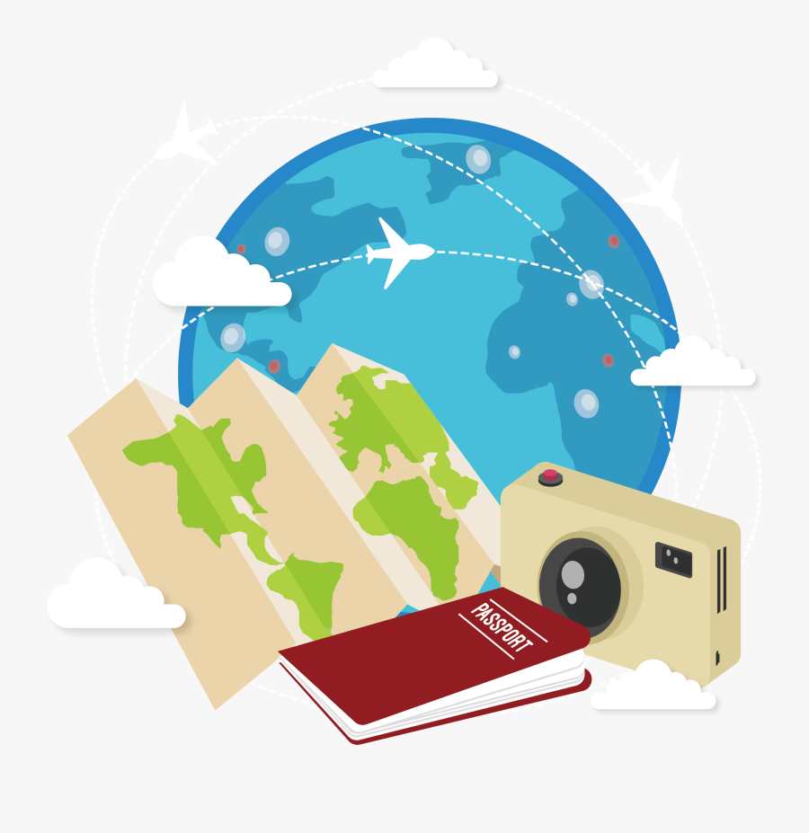 Package Tour World Tourism Clipart , Png Download - Time To Travel Freepik, Transparent Clipart