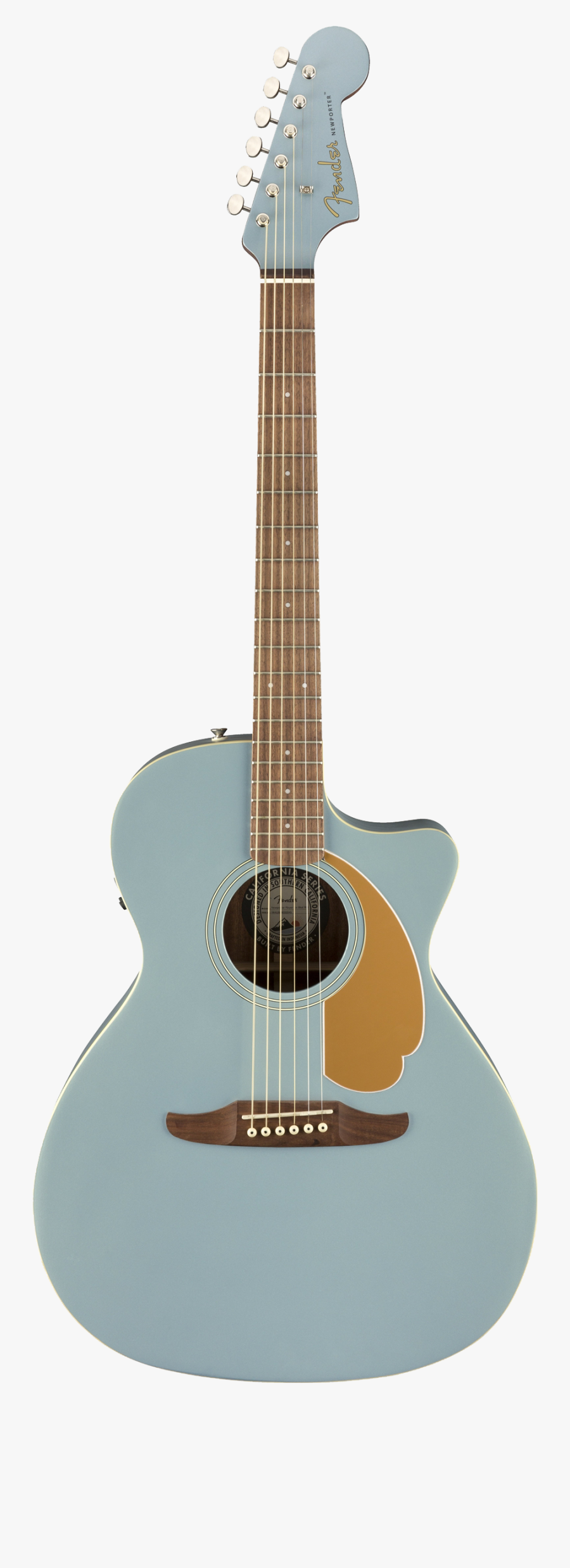 Fender Newporter Player Acoustic Electric Guitar Fender - Fender Newporter Player, Transparent Clipart