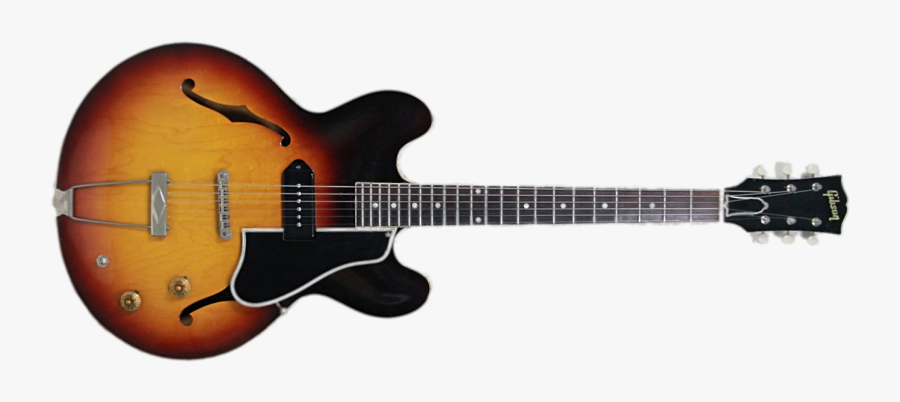 Clip Art Guitar Banner - Gary Moore Gibson Es 335, Transparent Clipart