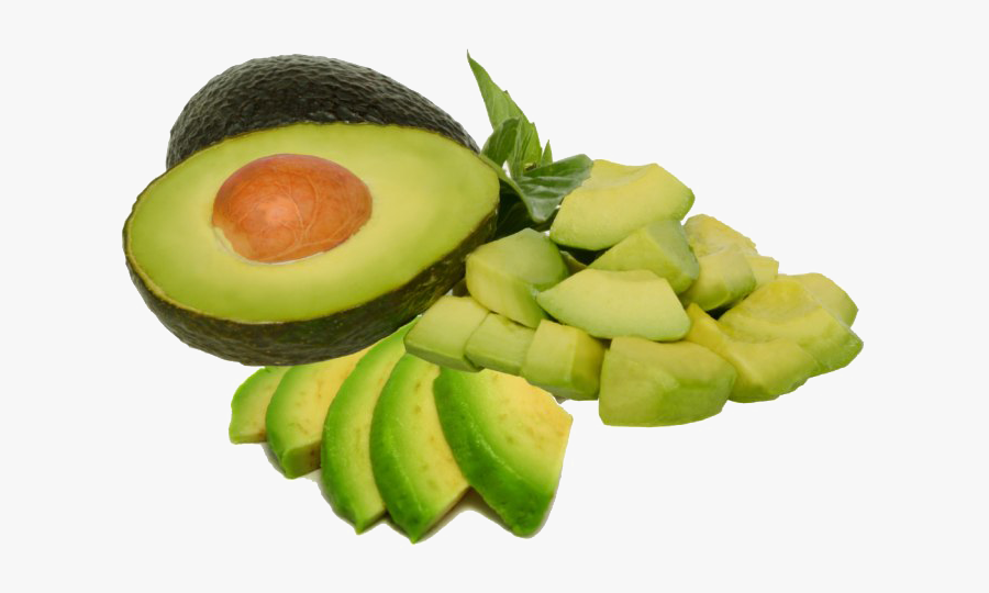 Green Avocado Transparent File - Avocado Slices Png, Transparent Clipart