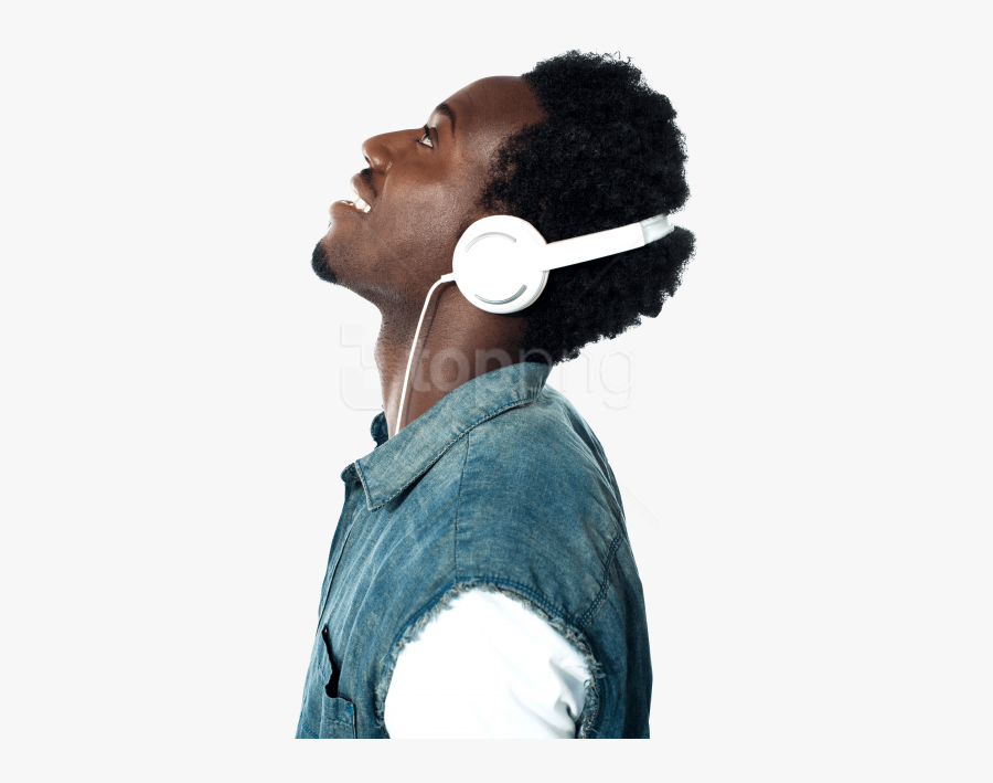 Listening To Music Png, Transparent Clipart