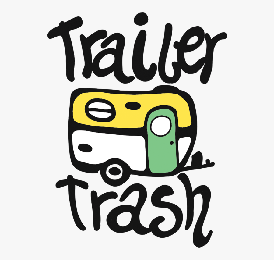 2pcs Trailer Trash Sticker Tn54 Camper Storage, Decorative, Transparent Clipart