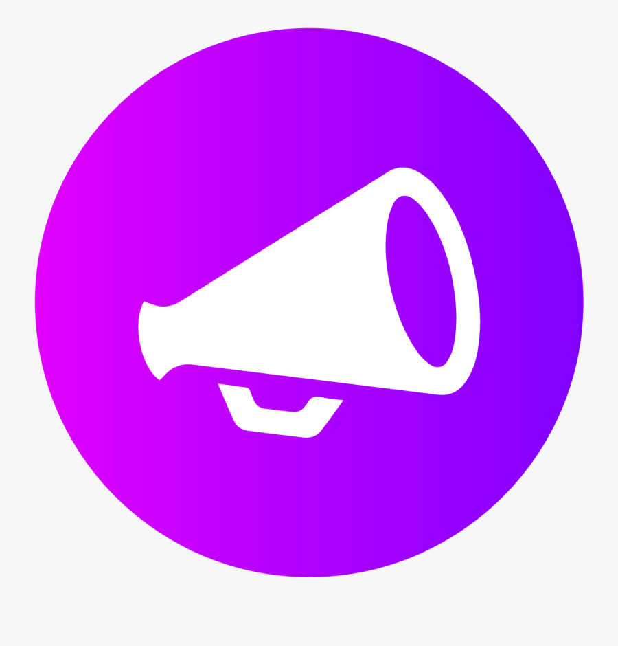 Megaphone Clipart Purple - Sale Flat Icon Png, Transparent Clipart