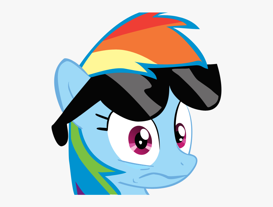 Rainbow Dash Wtf Face Clipart , Png Download - Rainbow Dash Face Png, Transparent Clipart