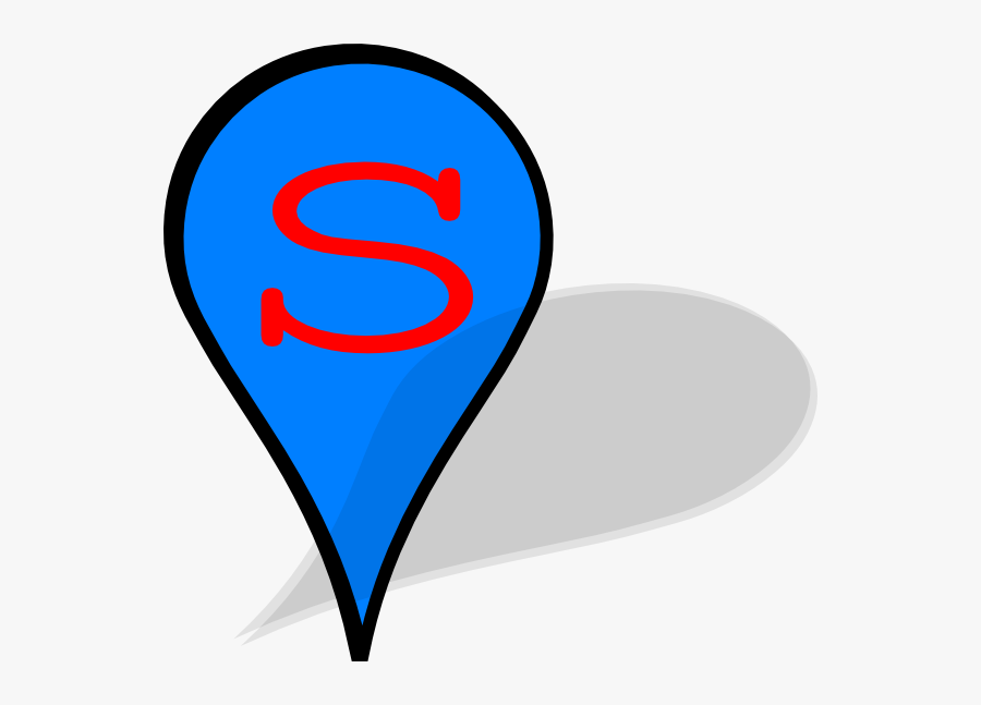 Blue Marker Google Maps, Transparent Clipart