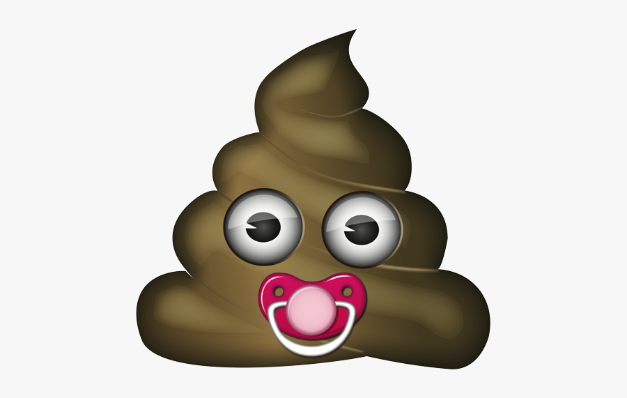 Poop Emoji, Transparent Clipart