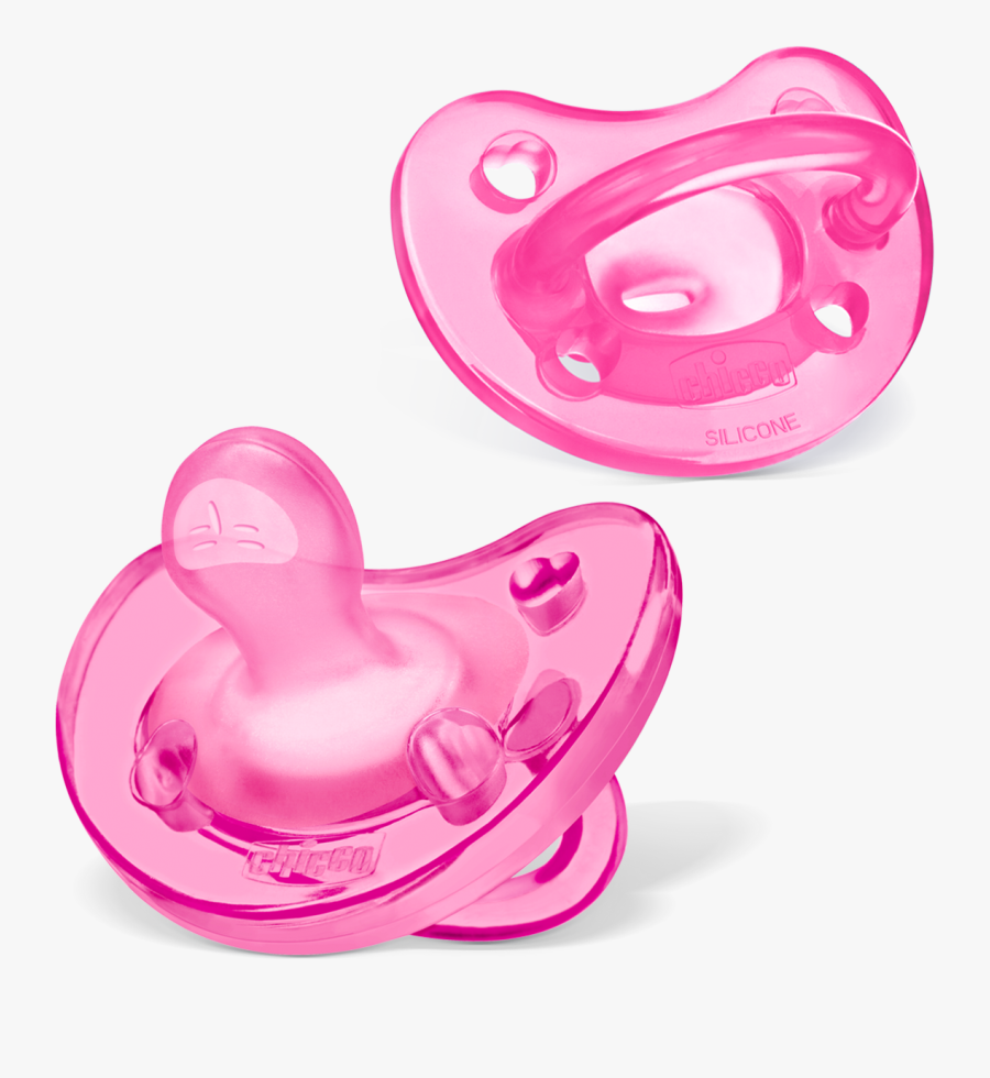 Pink Pacifier Clipart, Transparent Clipart
