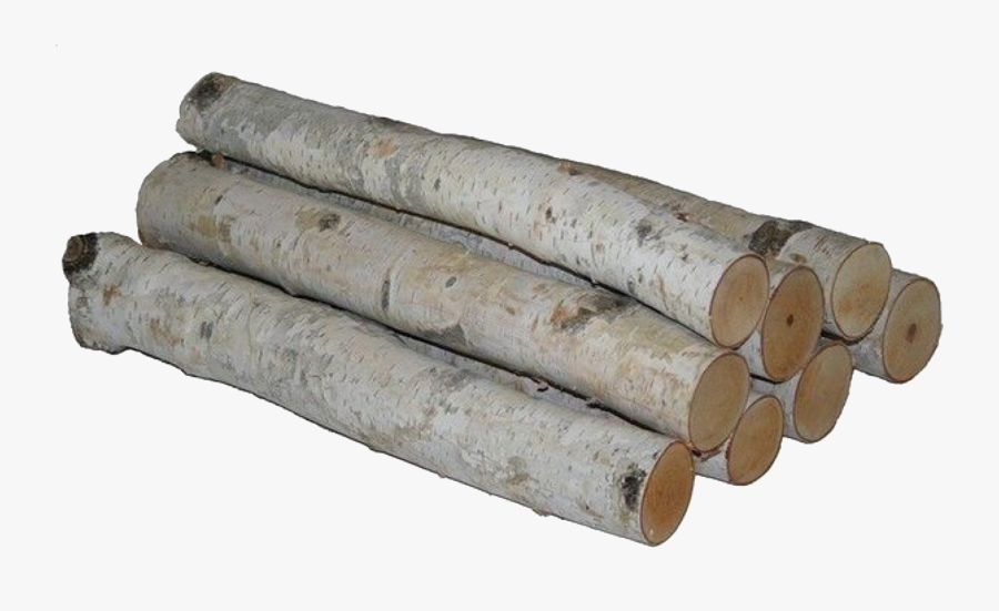 Transparent Farmhouse Png - White Birch Log, Transparent Clipart