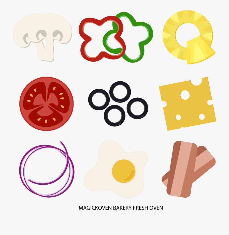 Oven Vector Baking Equipment - Ingredientes Pizza Para Imprimir, Transparent Clipart