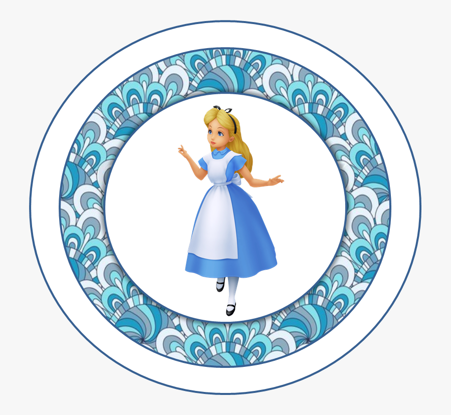 Classic Alice In Wonderland Toppers Or Free Printables - Kingdom Hearts 1 Alice, Transparent Clipart