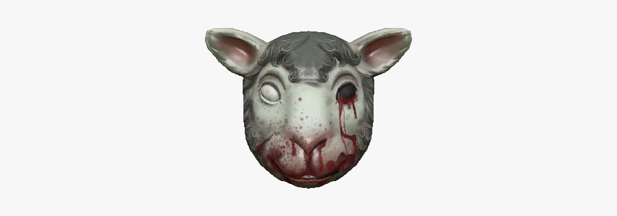 Csgo Facemask Sheep Bloody - Sheep, Transparent Clipart