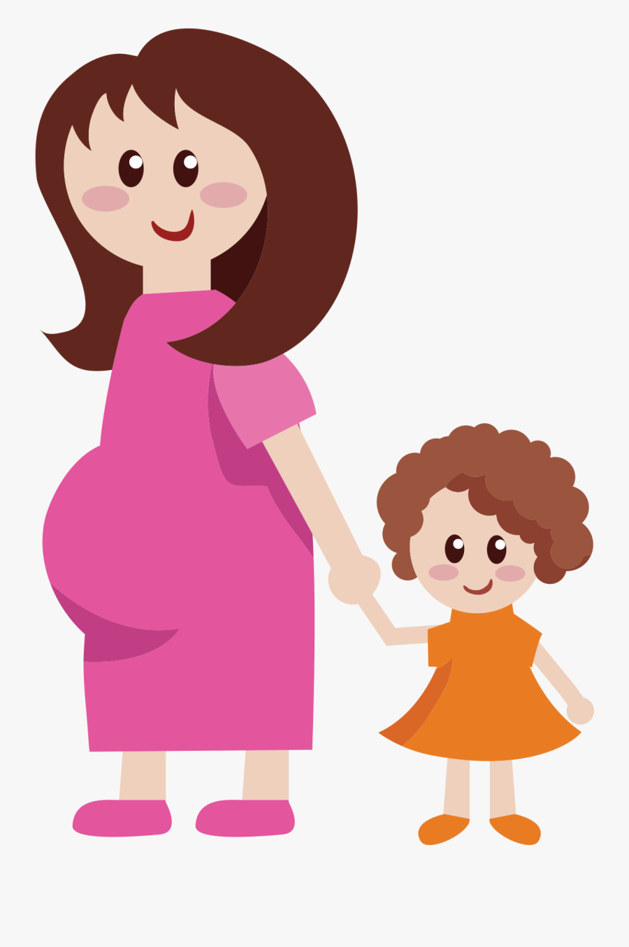 Pregnancy Mother Infant - Niño Y Embarazada, Transparent Clipart