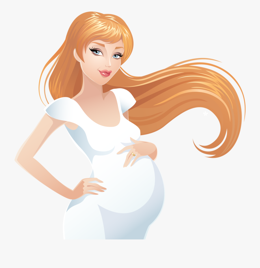 Pregnant Mother Clipart - Baby Shower Pregnant Mom Clip Art, Transparent Clipart