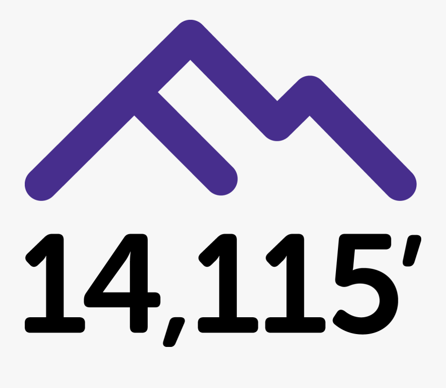 Peak Clipart Elevation - Pikes Peak Marathon, Transparent Clipart