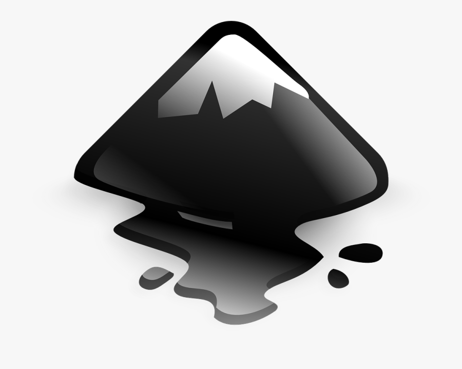 Snowcap Mountain Cone Free Picture - Inkscape Logo Jpg, Transparent Clipart