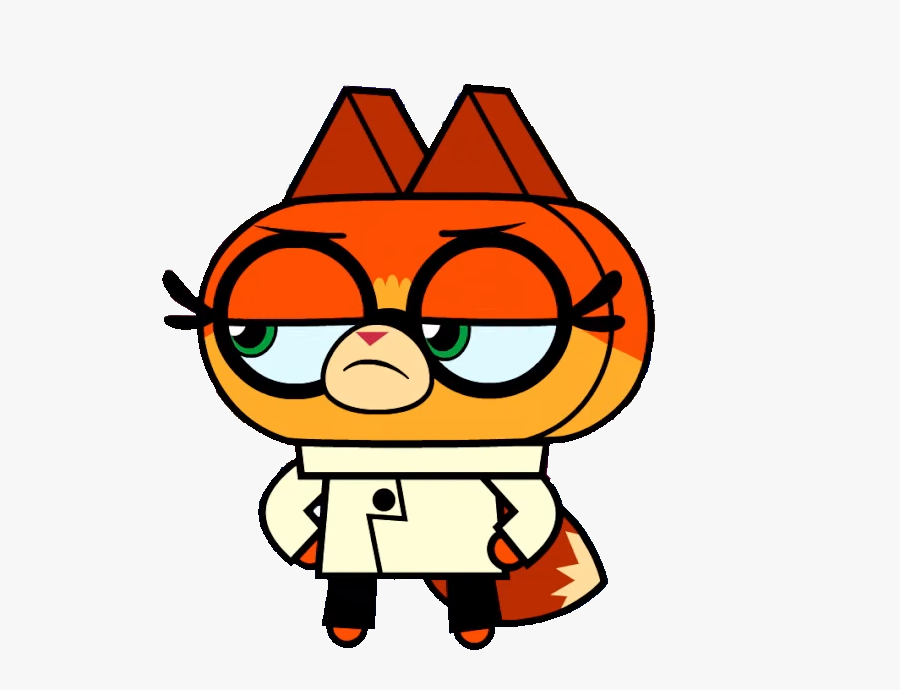 Unikitty Show Dr Fox Clipart , Png Download - Cartoon Network Unikitty Dr Fox, Transparent Clipart
