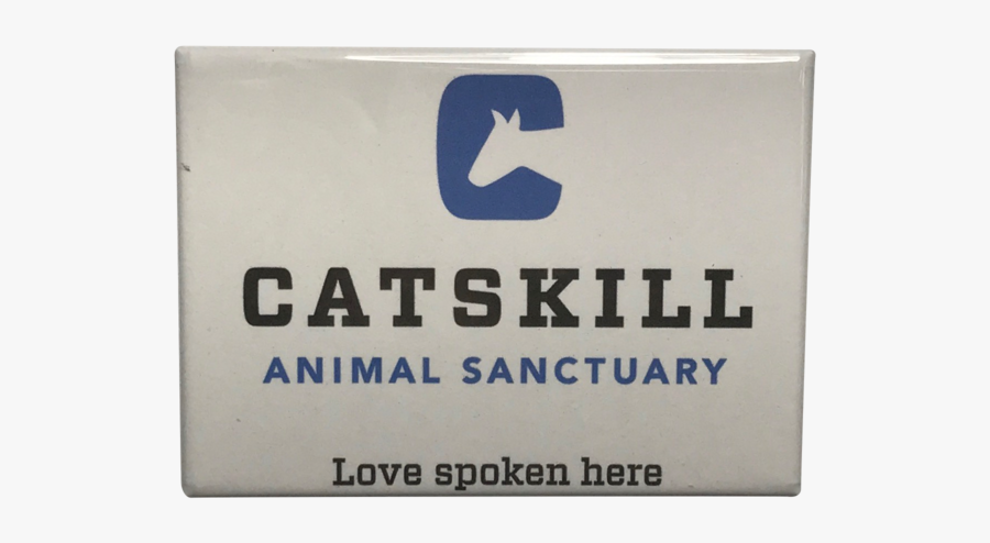 Clip Art Magnet Catskill Animal Sanctuary - Cat, Transparent Clipart