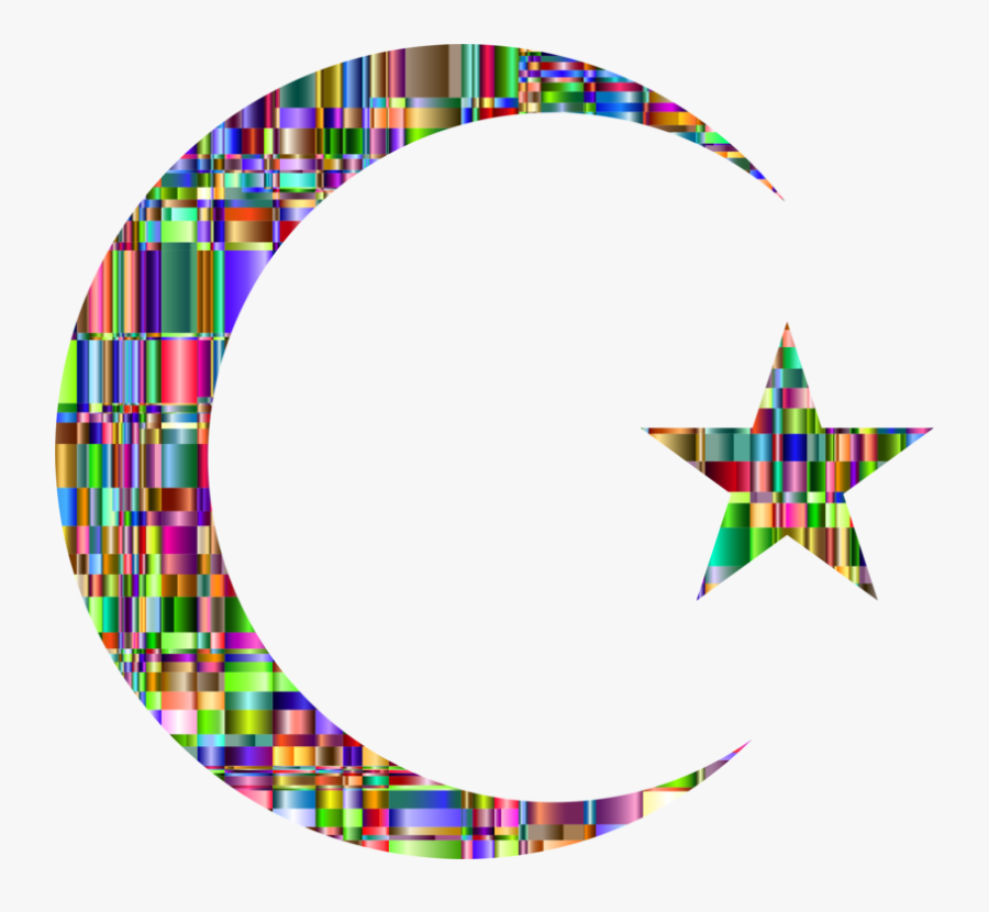 Hd Star And Crescent - Islam Crescent Clipart Png, Transparent Clipart