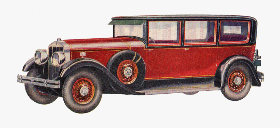 Clipart Cars Backside - Png Old Model Car, Transparent Clipart